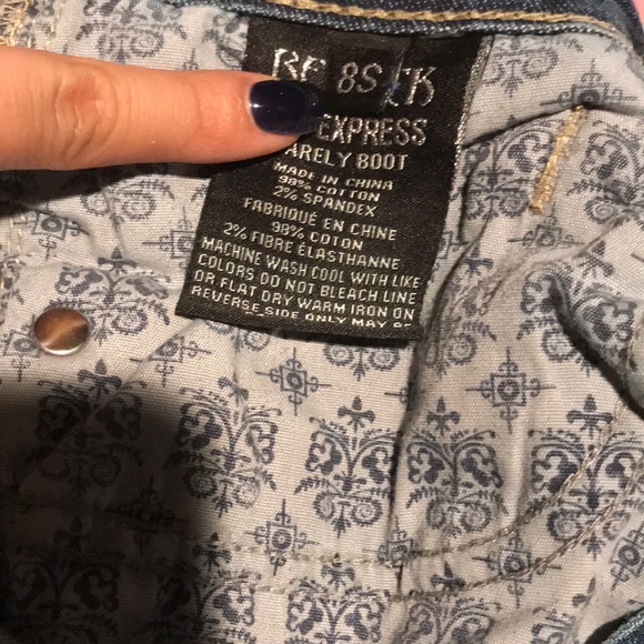 ReRock for Express blue Jeans 👖 - Picture 7 of 8